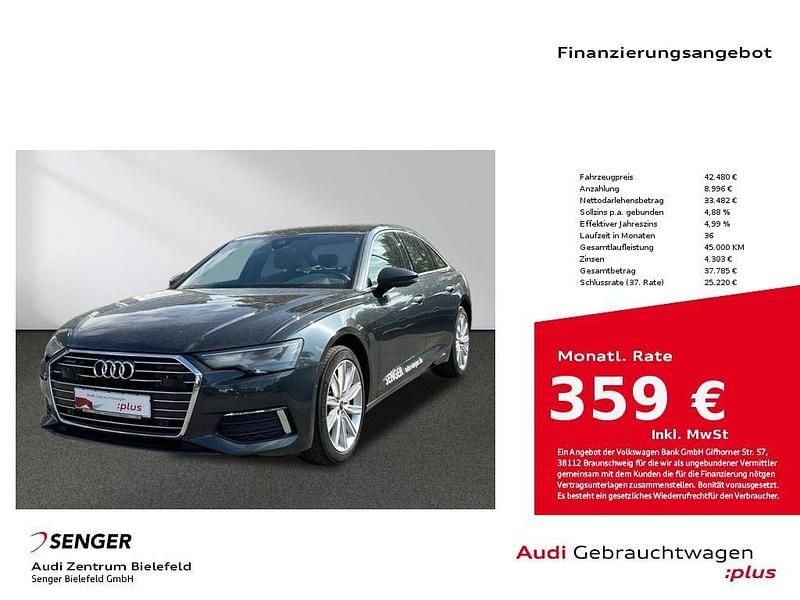 Manhattangrau metallic Gebraucht 2023 Audi A6 Design Limousine | 42.480 € (Fairer Preis) - Bild 1/4