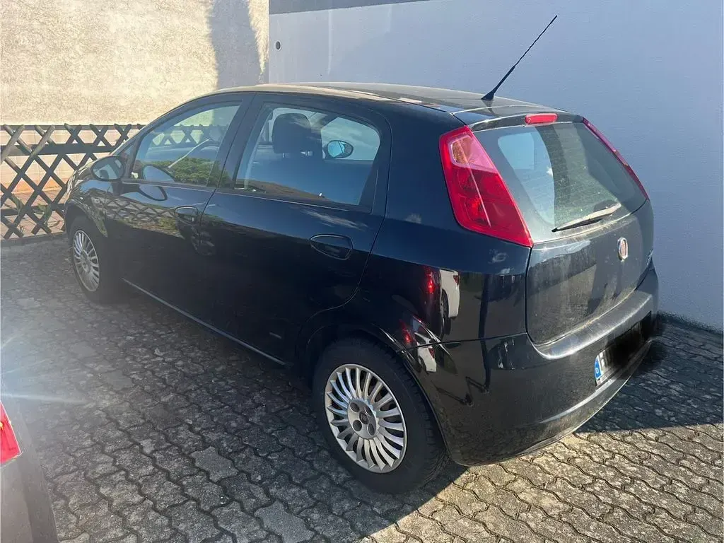 Gebraucht Fiat Punto 77 PS (56 kW) 2008 Schwarz Kleinwagen