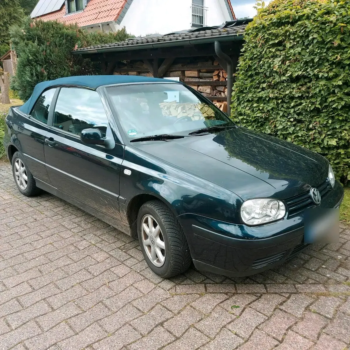 Gebraucht VW Golf Karmann 100 PS (73 kW) 2000 Blau Cabrio