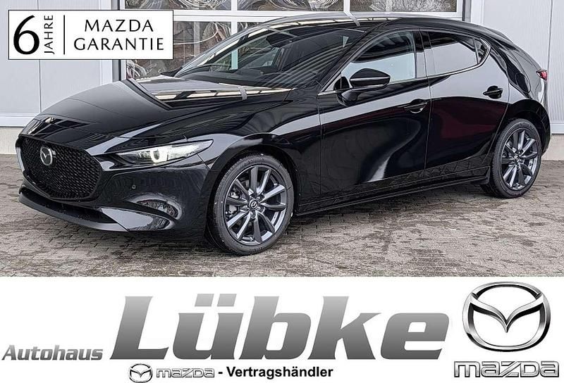 Neu Mazda 3 Exclusive-Line 140 PS (102 kW) 2026 Jet black Limousine