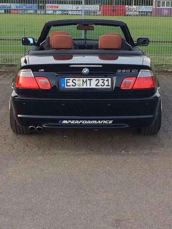 Schwarz Gebraucht 2006 BMW 330 Cabriolet Performance Cabrio | 520.000 € - Bild 1/4