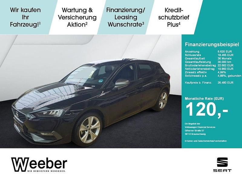Mitternachtsschwarz Gebraucht 2025 Seat Leon CONNECT Limousine | 26.480 € (Guter Preis) - Bild 1/4