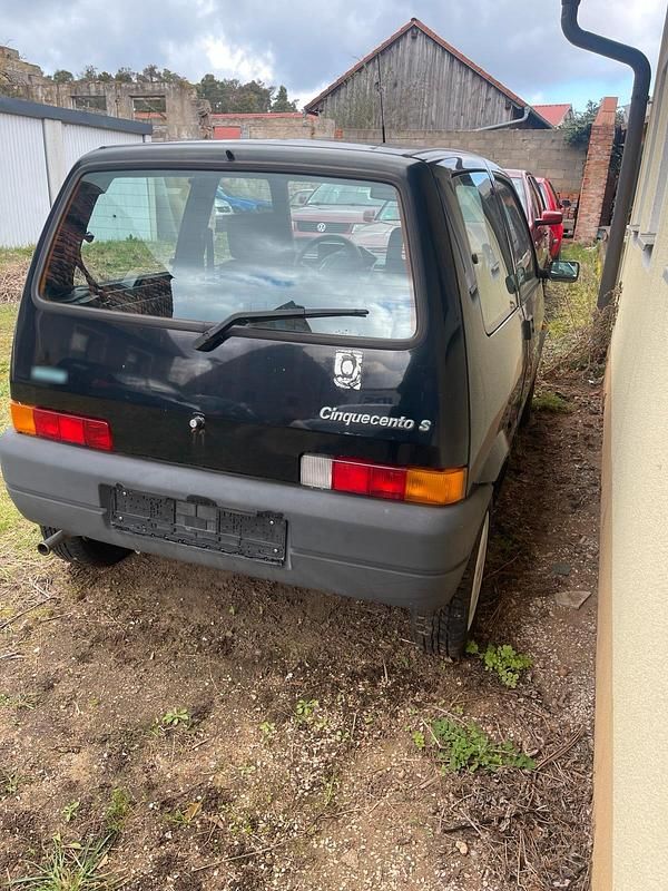 Gebraucht Fiat Cinquecento 40 PS (29 kW) 1996 Schwarz Kleinwagen