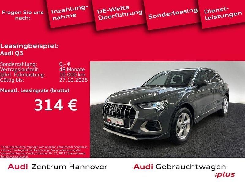 G3 nanograu metallic Gebraucht 2025 Audi Q3 Advanced Plus SUV | 38.450 € (Guter Preis) - Bild 1/4