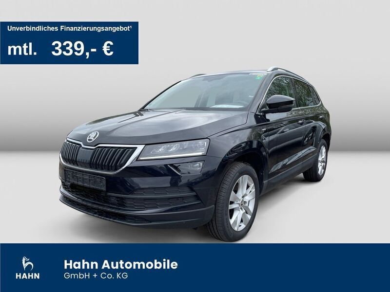 Schwarz Gebraucht 2021 Skoda Karoq Ambition SUV | 24.795 € (Fairer Preis) - Bild 1/3