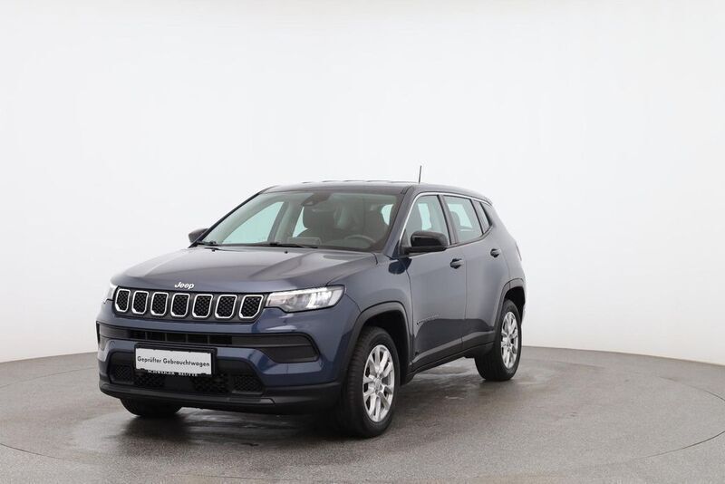 Blau Gebraucht 2022 Jeep Compass Longitude SUV | 19.990 € (Superpreis) - Bild 1/4