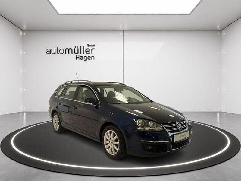 Shadow blue metallic Gebraucht 2008 VW Golf VI Comfortline Kombi | 4.990 € (Fairer Preis) - Bild 1/4