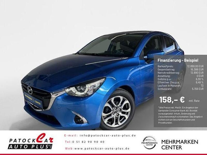 Blau Gebraucht 2018 Mazda 2 Limousine | 12.890 € (Fairer Preis) - Bild 1/4