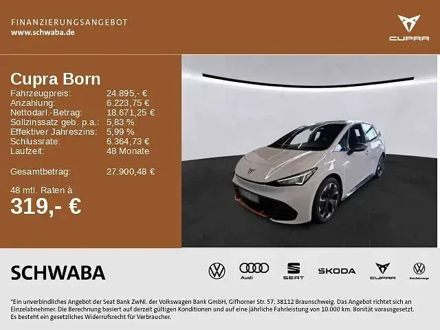 Gebraucht Cupra Born 150 kW (204 PS) 2023 Eisweiß Kleinwagen