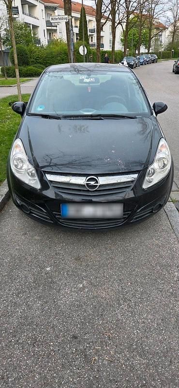 Gebraucht Opel Corsa 2008 Schwarz Kleinwagen
