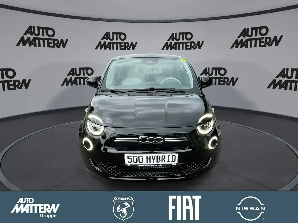 Neu Fiat 500 La Prima 48 PS (35 kW) 2026 Schwarz Limousine