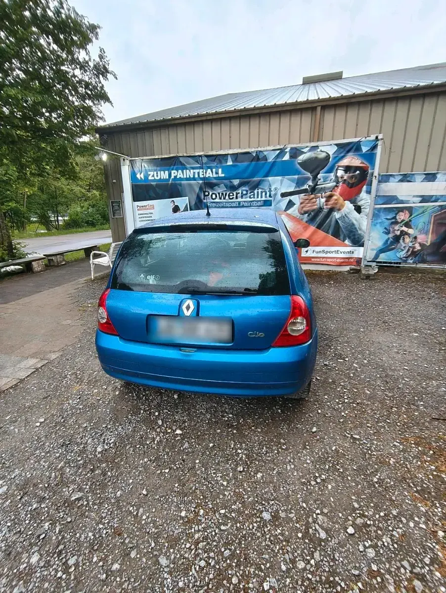 Gebraucht Renault Clio 74 PS (54 kW) 2005 Blau Kleinwagen