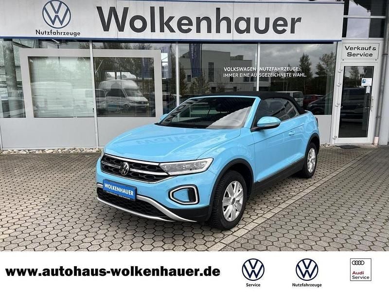 Teal blue Gebraucht 2023 VW T-Roc Cabriolet Style Cabrio | 21.950 € (Guter Preis) - Bild 1/4