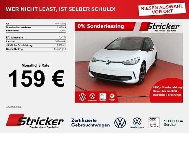 Neu VW ID.3 Pro 150 kW (204 PS) 2026 Gletscherweiß metallic / schw Kleinwagen