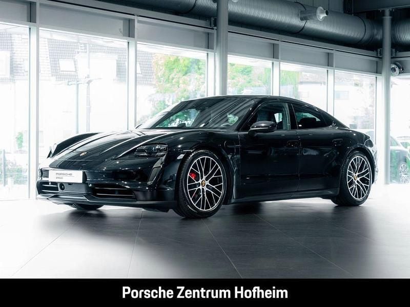 Tiefschwarzmetallic Gebraucht 2024 Porsche Taycan 4S Limousine | 77.900 € (Superpreis) - Bild 1/4