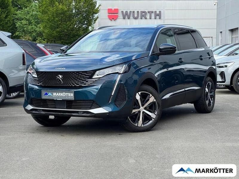 Blau Gebraucht 2023 Peugeot 5008 GT Van / Kleinbus | 28.895 € (Fairer Preis) - Bild 1/4