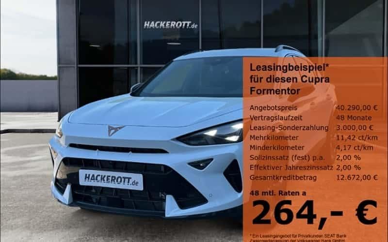 Weiß Neu 2025 Cupra Formentor VZ SUV | 40.290 € (Fairer Preis) - Bild 1/4