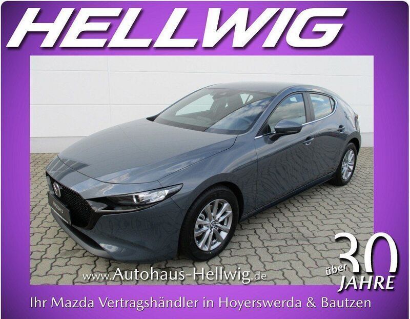 Arctic white Neu 2024 Mazda 3 Prime-Line Limousine | 21.980 € (Superpreis) - Bild 1/4