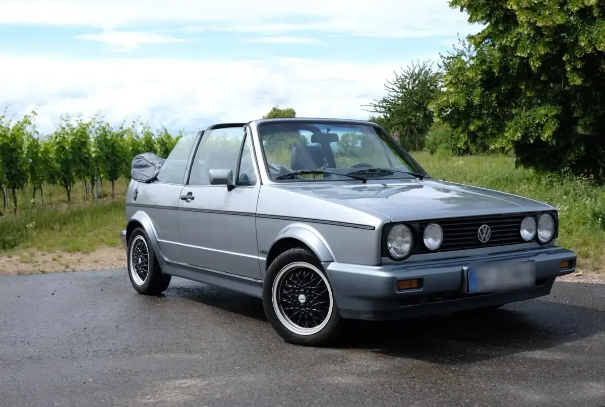 Gebraucht VW Golf Cabriolet 95 PS (69 kW) 1988 Grau Cabrio
