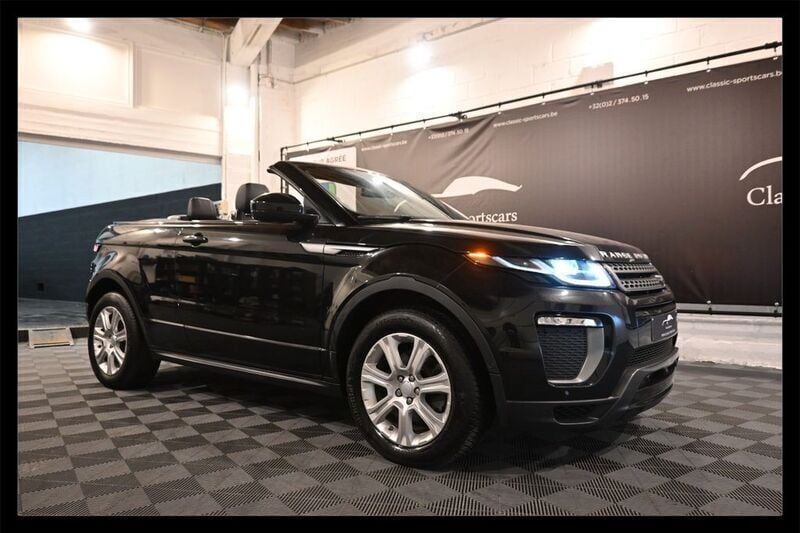 Schwarz Gebraucht 2017 Land Rover Range Rover evoque Dynamic Cabrio | 23.950 € (Superpreis) - Bild 1/4