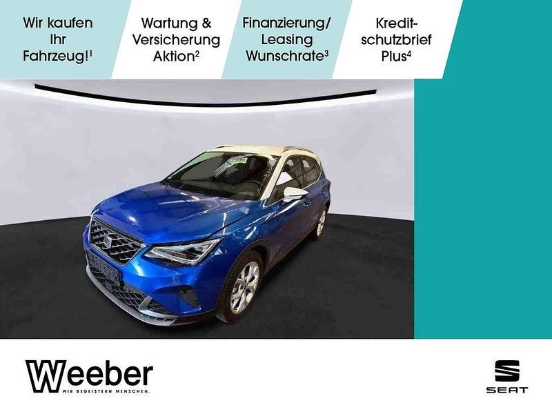 Saphirblau (metallic) Gebraucht 2024 Seat Arona CONNECT SUV | 21.740 € (Fairer Preis) - Bild 1/4