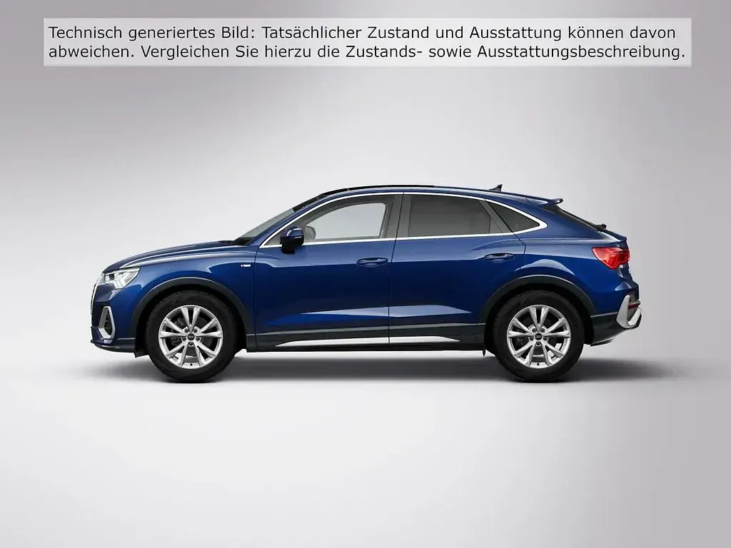Gebraucht Audi Q3 Sportback S-Line 150 PS (110 kW) 2024 Blau SUV