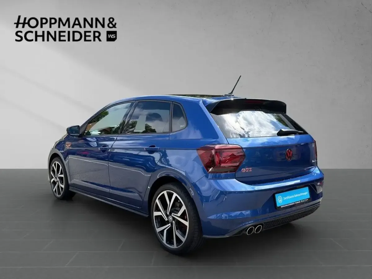 Gebraucht VW Polo GTI 200 PS (147 kW) 2019 Reef blue metallic (metallic) Kleinwagen