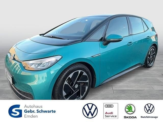 Blau Gebraucht 2021 VW ID.3 Pro Performance Kleinwagen | 16.290 € (Superpreis) - Bild 1/4