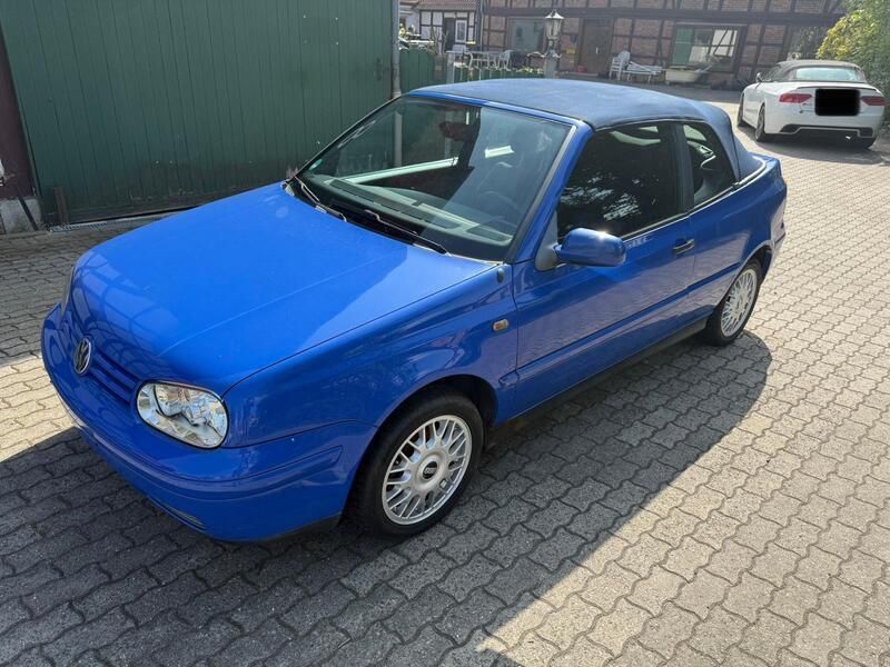 Blau Gebraucht 1998 VW Golf Cabriolet Cabrio | 1.100 € (Superpreis) - Bild 1/4