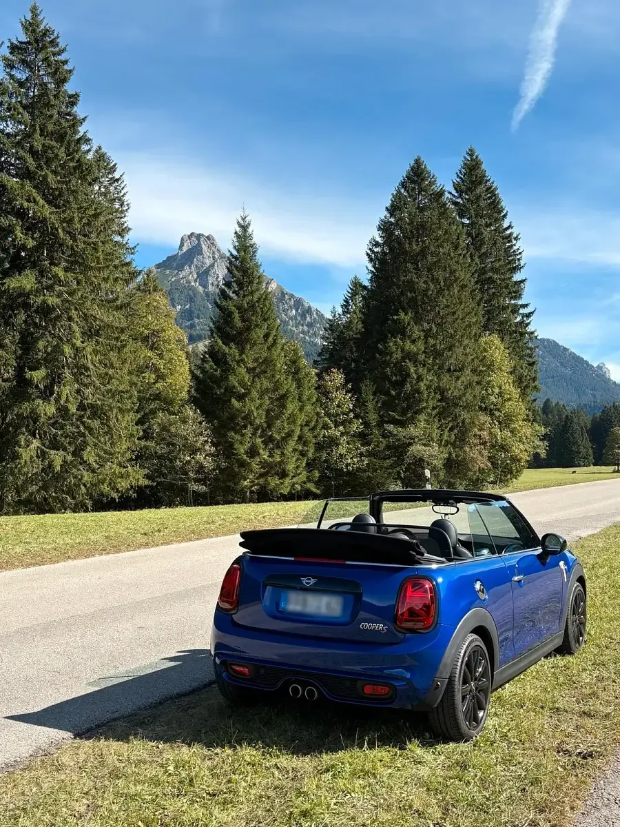 Usata Mini Cooper S Cabriolet 192 CV (141 kW) 2018 Blu Cabrio