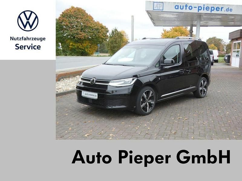 Gebraucht VW Caddy Style 114 PS (83 kW) 2022 Deepblackperleffekt (schwarz) Van / Kleinbus