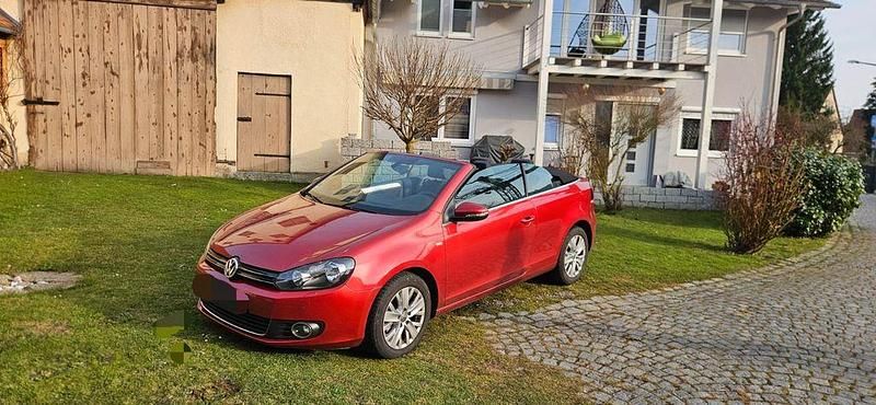 Gebraucht VW Golf Cabriolet 105 PS (77 kW) 2014 Rot Cabrio