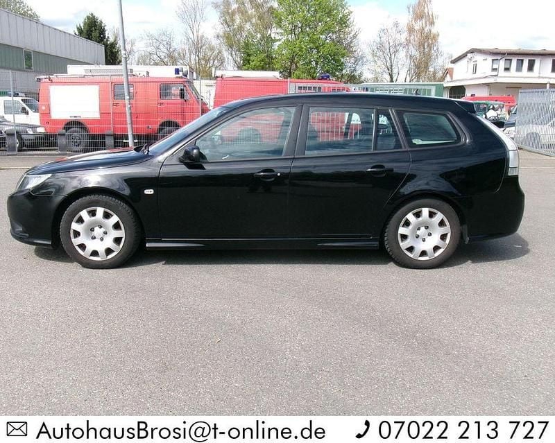 Gebraucht Saab 9-3 Linear 150 PS (110 kW) 2008 Schwarz Kombi