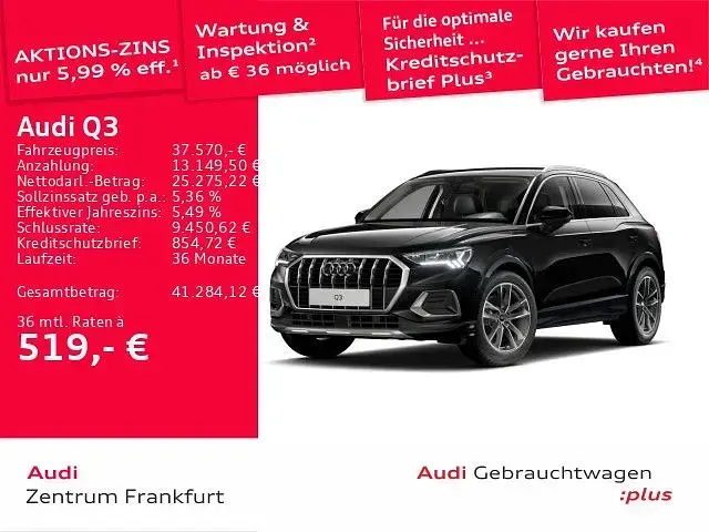 Gebraucht Audi Q3 Comfort 150 PS (110 kW) 2026 Mythosschwarz metallic SUV