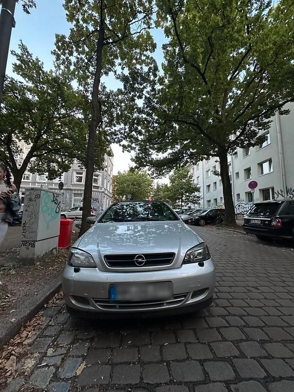 Grau Gebraucht 2002 Opel Astra Cabriolet Cabrio | 900 € (Superpreis) - Bild 1/4