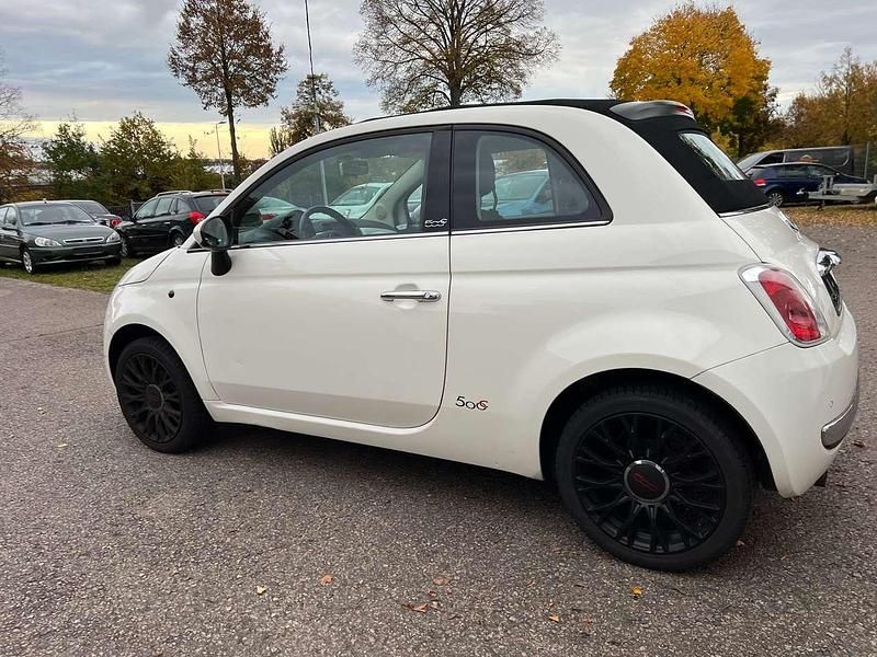 Gebraucht Fiat 500 Lounge 69 PS (50 kW) 2012 Bianco bianco/ bossa nova Cabrio