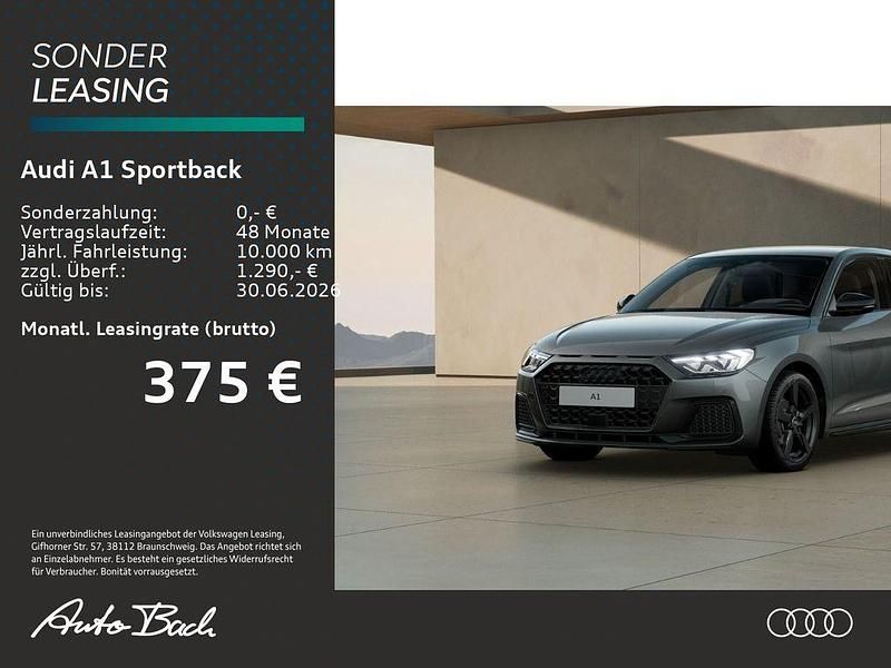 Ny Audi A1 Sportback Advanced Plus 95 HK (69 kW) 2026 Grå Hatchback