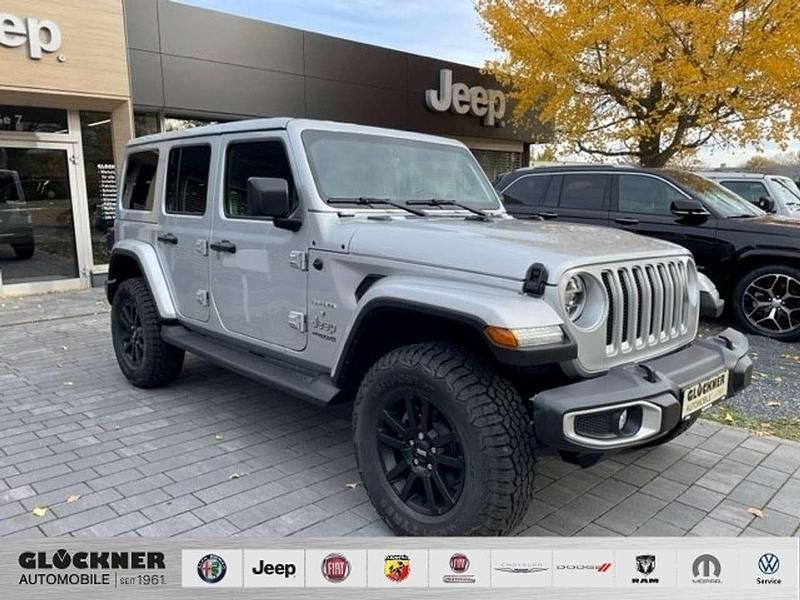 Silber Gebraucht 2024 Jeep Wrangler Sahara SUV | 79.990 € - Bild 1/4