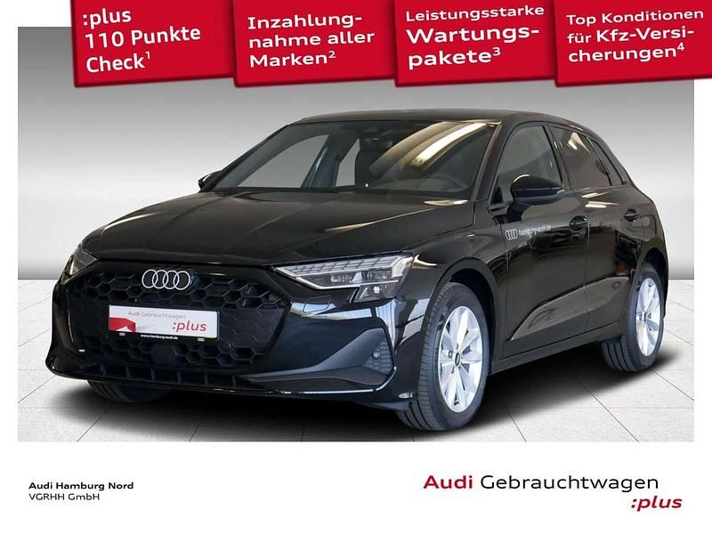 Brillantschwarz Gebraucht 2025 Audi A3 Ambiente Limousine | 31.880 € (Guter Preis) - Bild 1/3