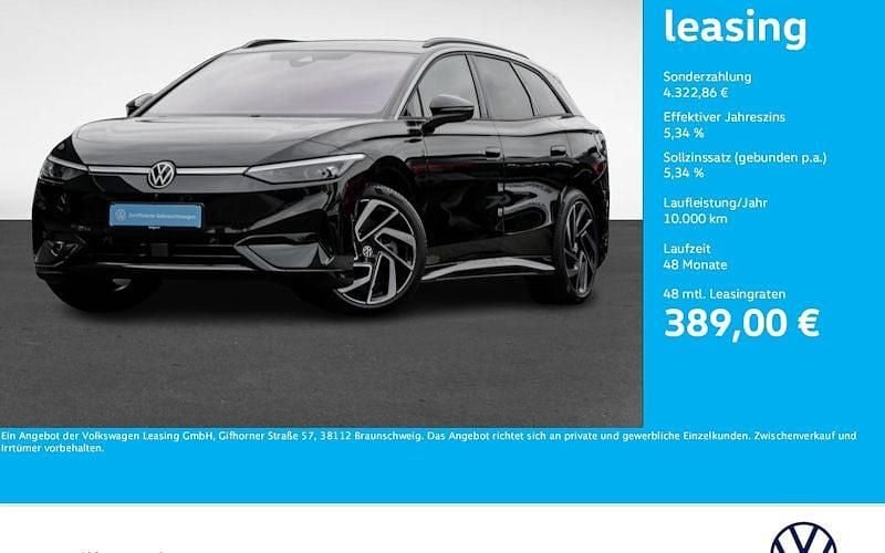 Grenadillschwarz metallic Gebraucht 2024 VW ID.7 Pro Limousine | 45.277 € (Fairer Preis) - Bild 1/4
