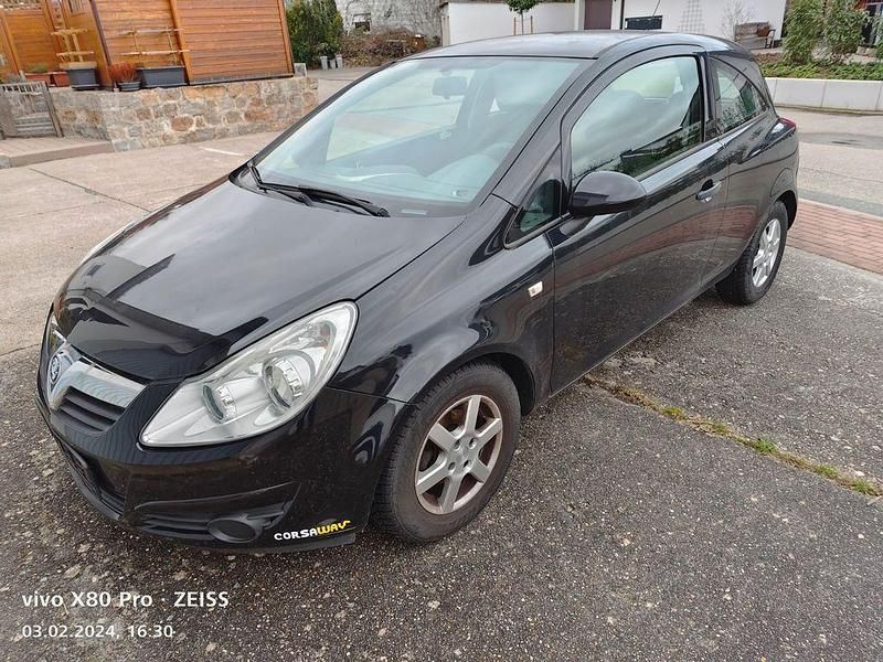 Schwarz Gebraucht 2006 Opel Corsa Limousine | 700 € (Superpreis) - Bild 1/4