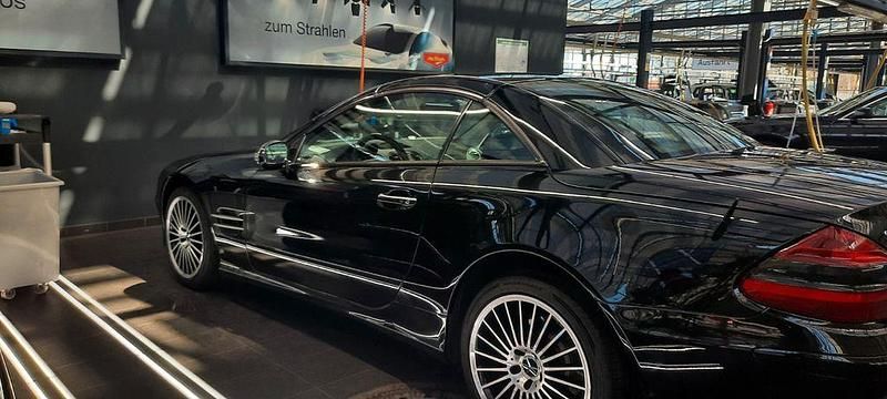 Schwarz Gebraucht 2002 Mercedes SL500 Cabrio | 16.500 € (Superpreis) - Bild 1/4