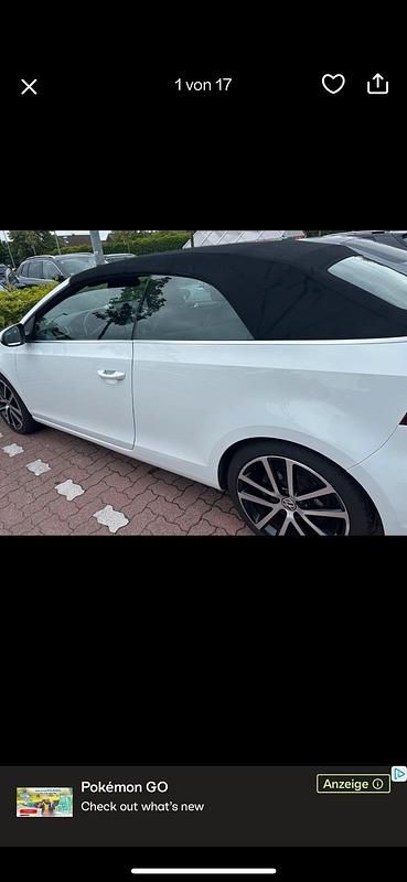Weiß Gebraucht 2013 VW Golf Cabriolet Cabrio | 12.500 € (Teuer) - Bild 1/1