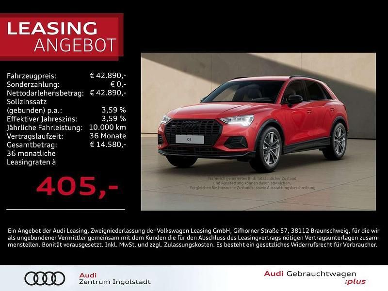 Rot metallic Gebraucht 2024 Audi Q3 Advanced SUV | 42.890 € (Fairer Preis) - Bild 1/3