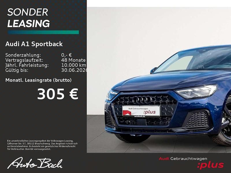 Gebraucht Audi A1 Advanced Plus 95 PS (69 kW) 2025 Navarrablau metallic/mythossch Kleinwagen