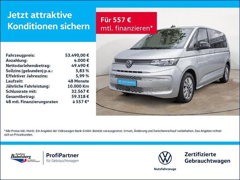 Silber Gebraucht 2024 VW T7 Life Van | 53.490 € (Fairer Preis) - Bild 1/3