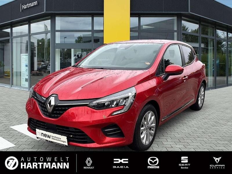 Dezirrot metallic (rot) Gebraucht 2021 Renault Clio V Experience Limousine | 10.750 € (Fairer Preis) - Bild 1/3