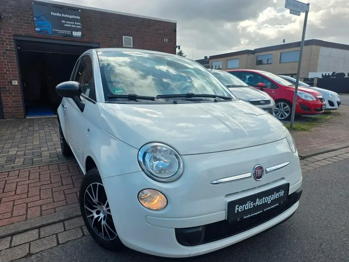 Gebraucht Fiat 500 Pop 69 PS (50 kW) 2009 Weiß Cabrio
