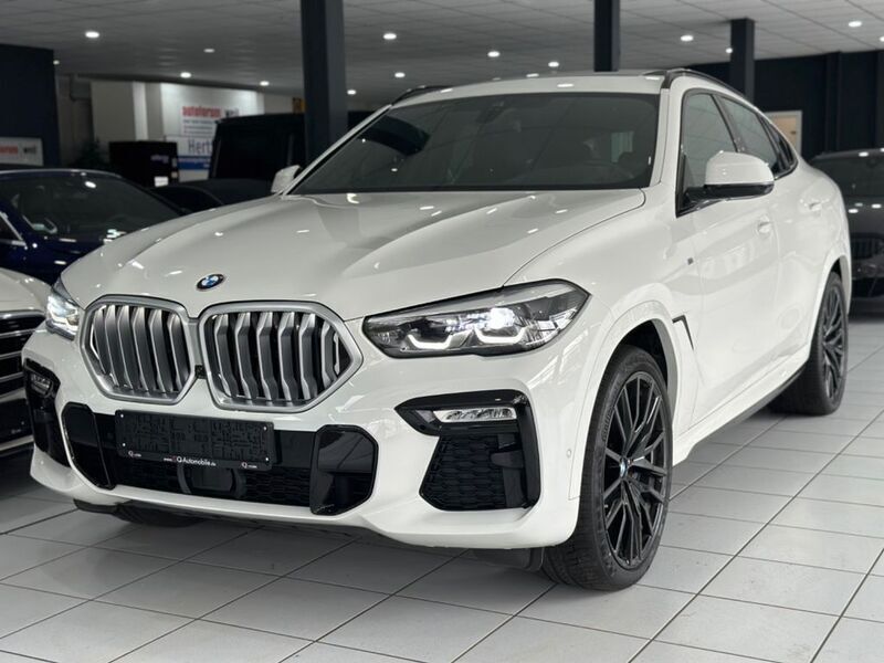 Alpinweiss iii Gebraucht 2020 BMW X6 M Sport SUV | 54.990 € (Teuer) - Bild 1/4