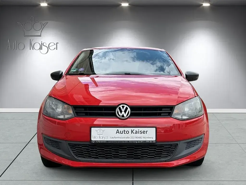Gebraucht VW Polo Trendline 60 PS (44 kW) 2011 Rot Kleinwagen